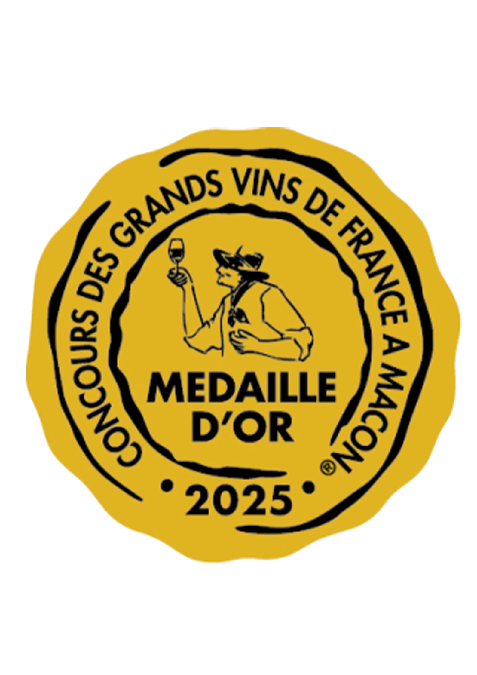 Médaille d'or au concours des grands vins de france à Mâcon 2025